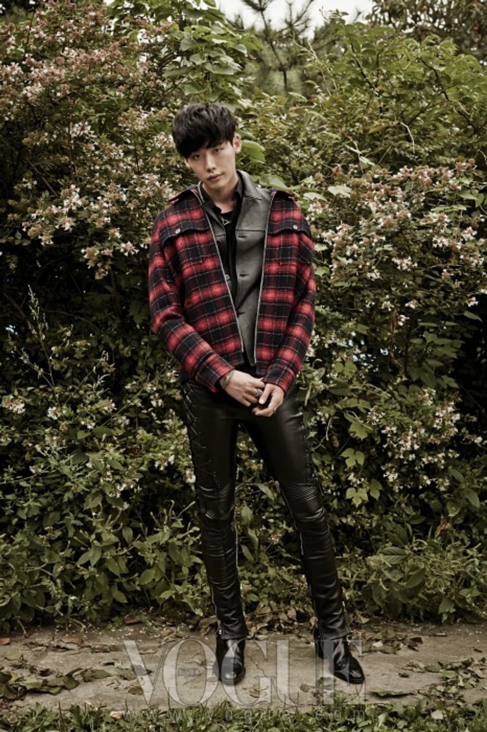 생로랑 13FW 레드체크자켓 상품이미지3