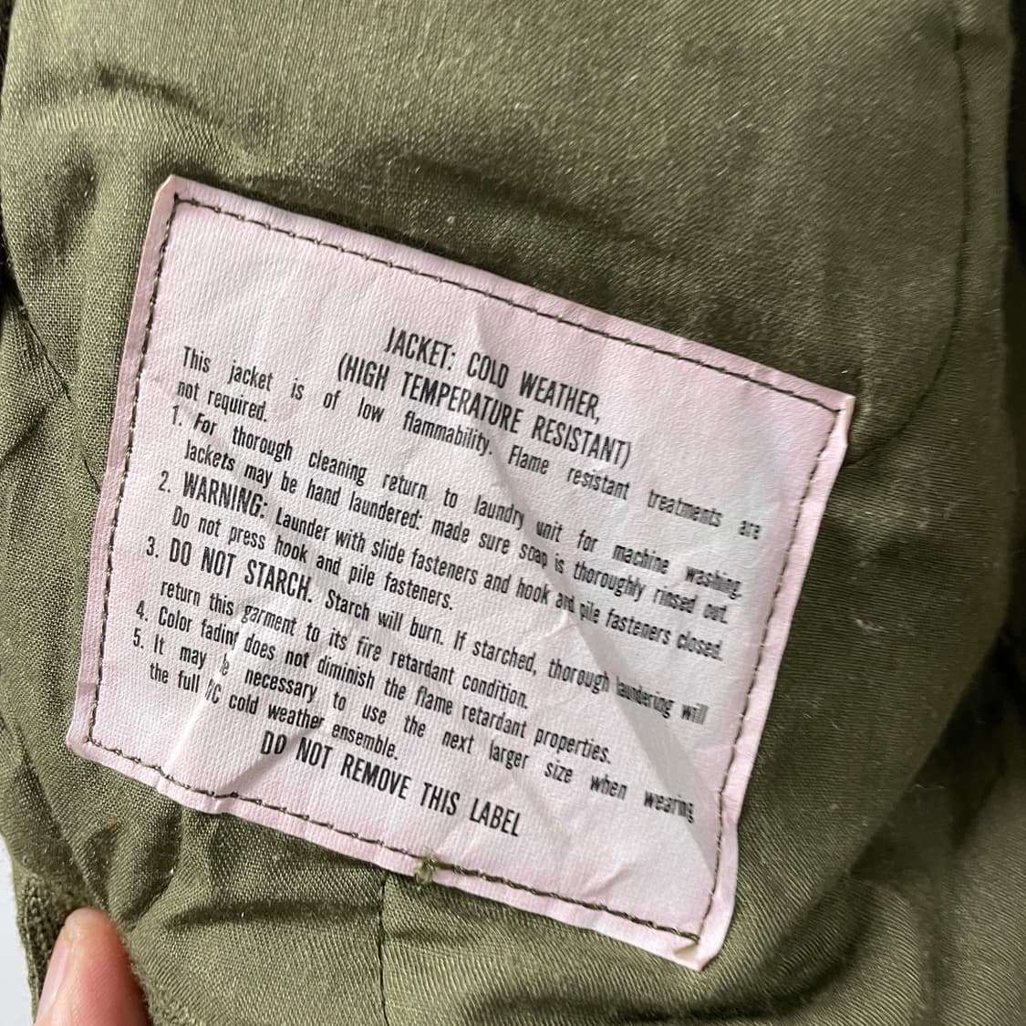 CVC 탱커 자켓 S 상품이미지5