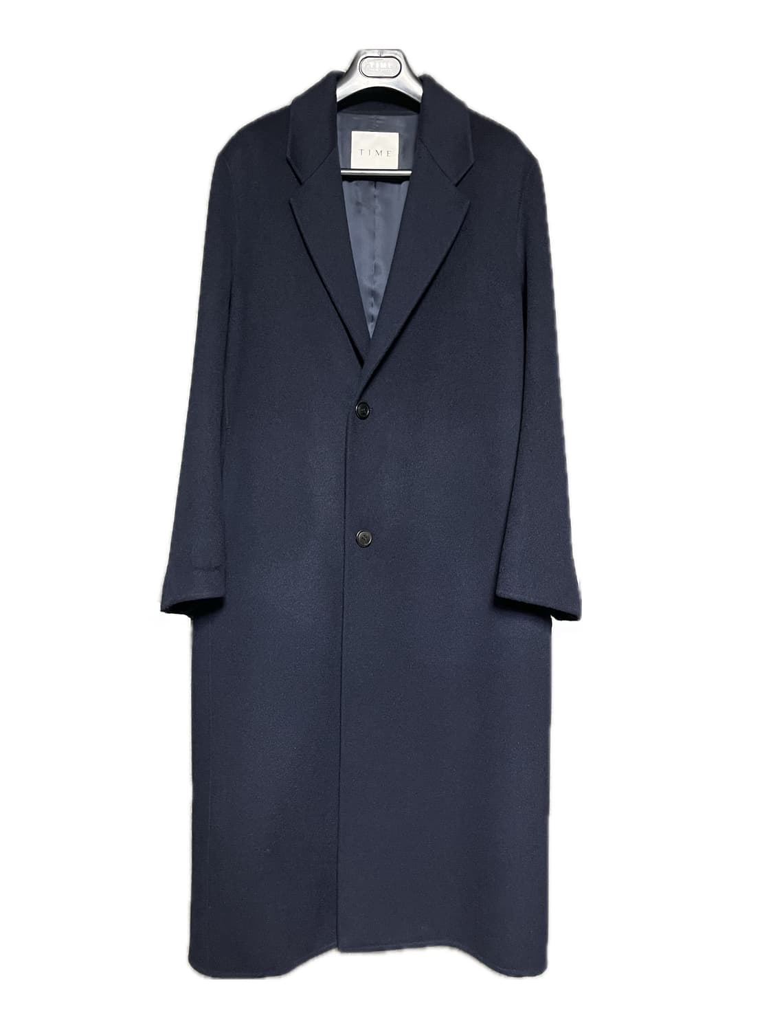 타임옴므 20주년 다크네이비 체스터 벨티드 코트 95사이즈 상품이미지1