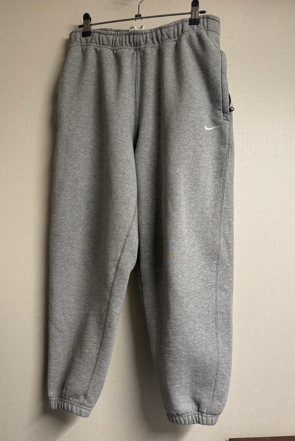 나이키NRG 솔로스우시 그레이 맨투맨/팬츠 셋업 XL+S 상품이미지6