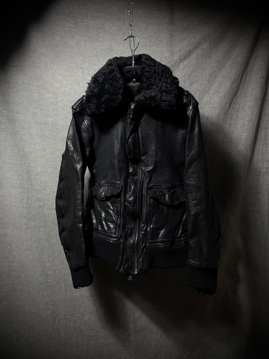 ISAMU KATAYAMA BACKLASH Leather Jacket 상품이미지3