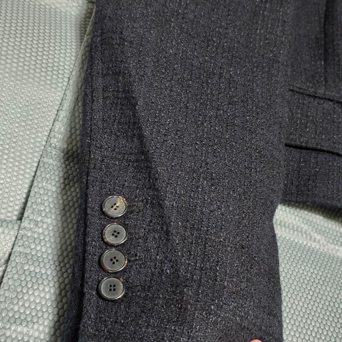 렉토 이카로 트위드 자켓 블랙 S사이즈 팝니다. 상품이미지2