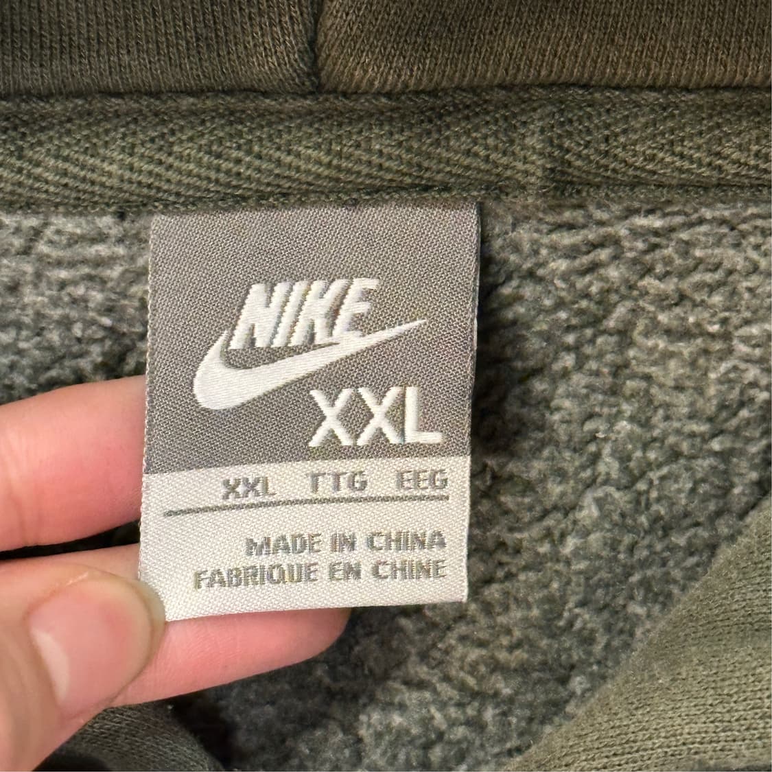 나이키 올드스쿨 빅로고 후드집업 (2XL) 딥그린 상품이미지7