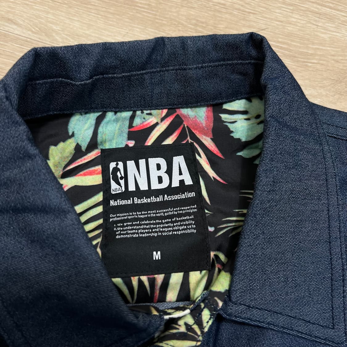 NBA 시카고불스 와펜 코치자켓 [다크 인디고] M/95 상품이미지6