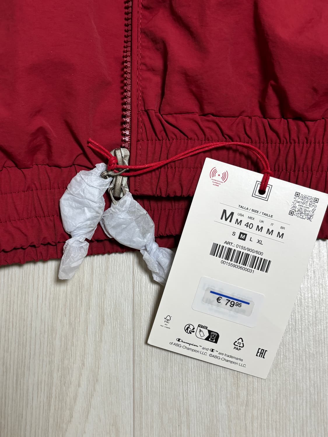 자라 챔피온 테크니컬 패치 자켓 M  상품이미지8