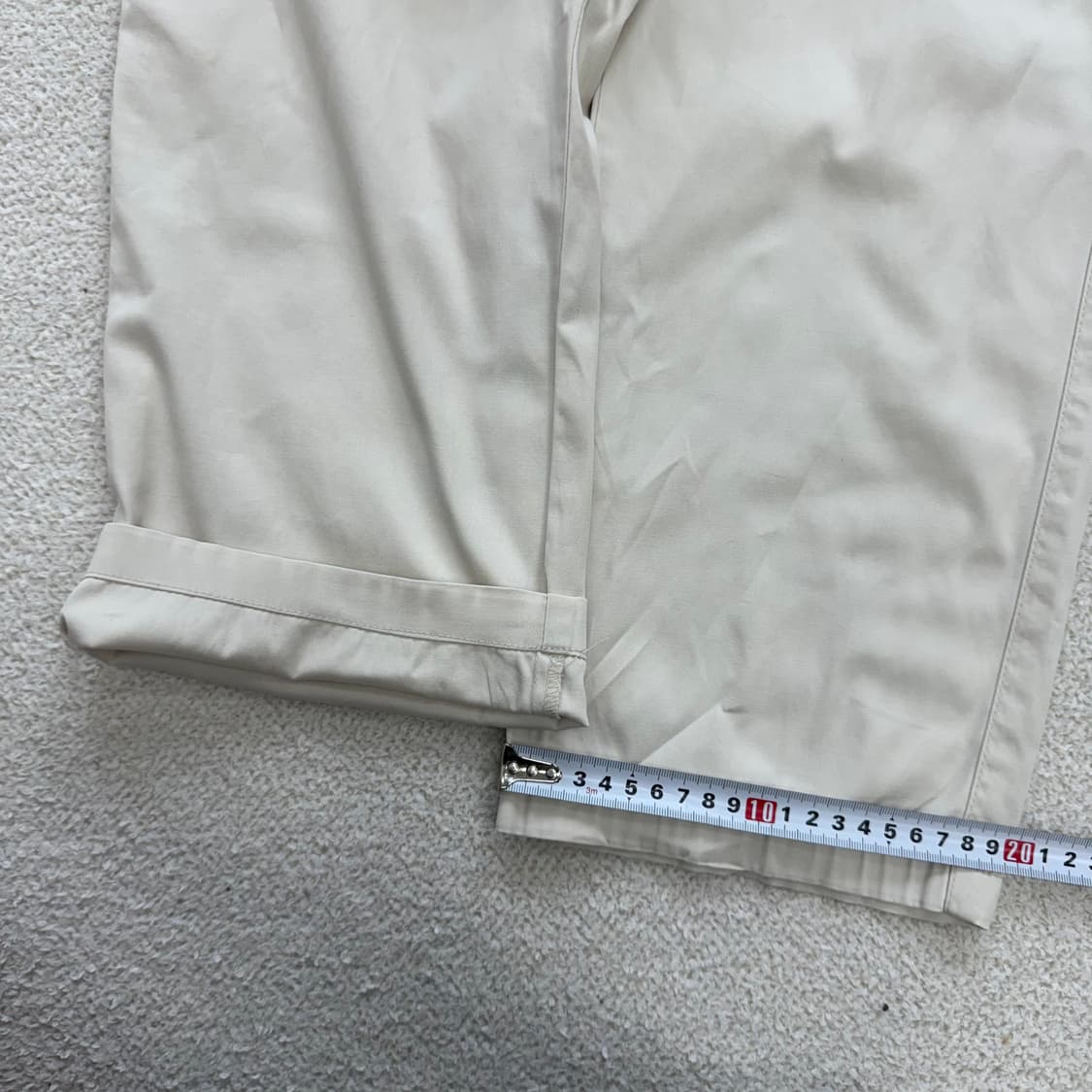 [34] 헤지스 남성 일자 치노 팬츠 면바지 아이보리 3699 상품이미지9