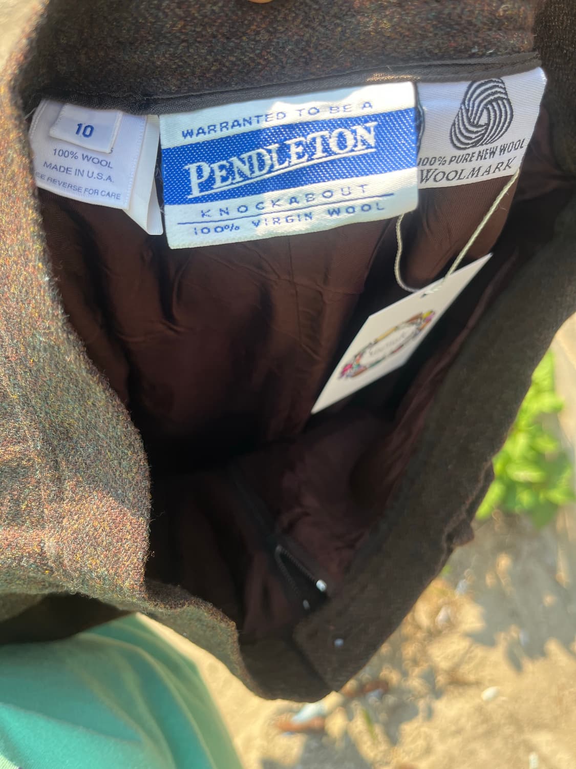 80s 빈티지 PENDLETON 울핀턱 슬랙스 30  상품이미지3