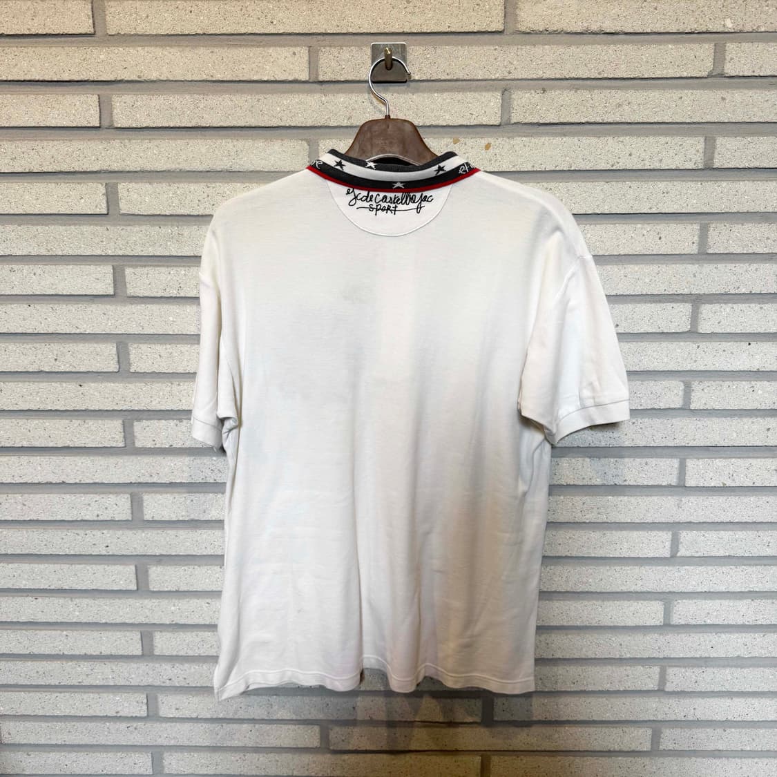 까스델바작 PK 프린팅 디테일 화이트 상품이미지2