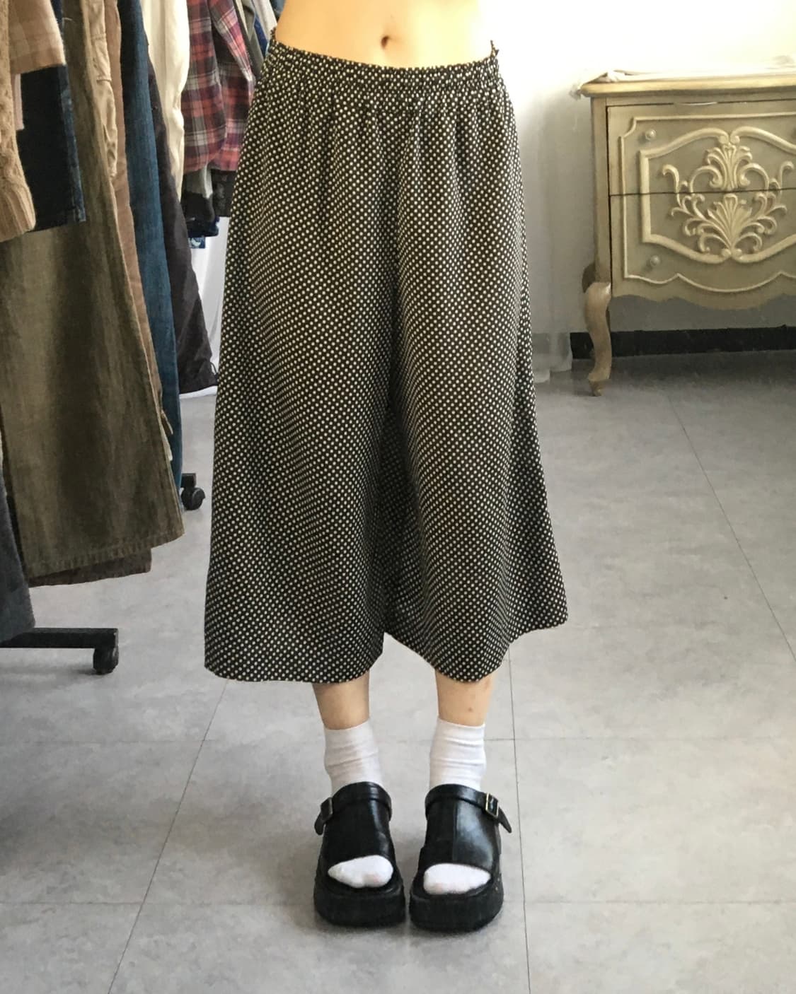 Dot pattern pants 상품이미지3