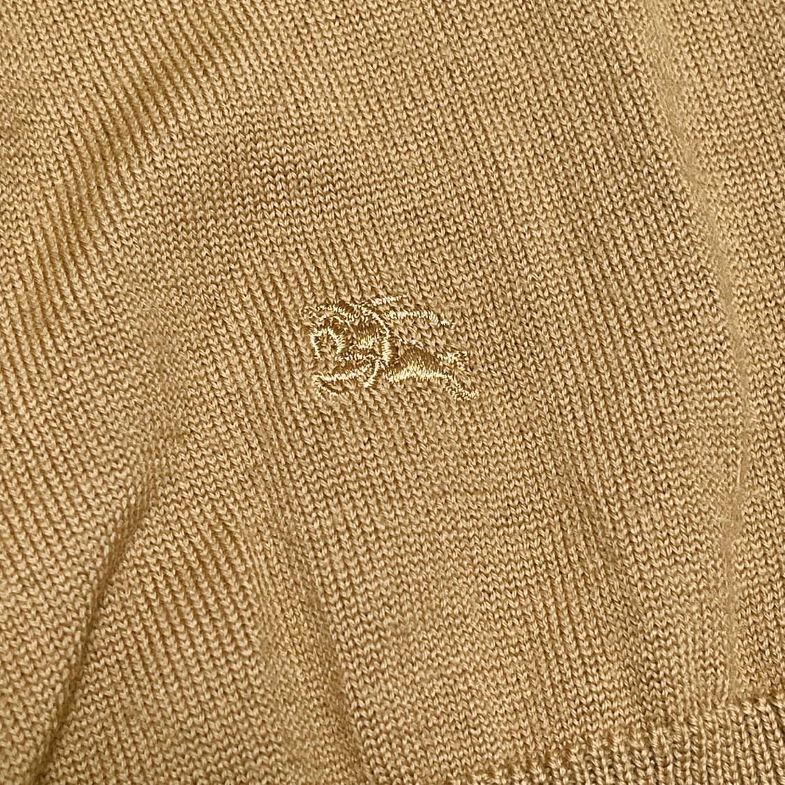 버버리 카멜 반목 니트 M 상품이미지2