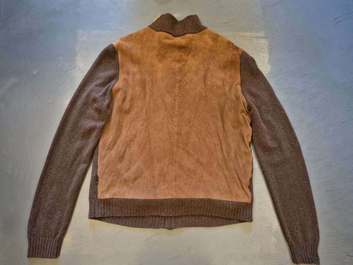 LANVIN 캐시미어 스웨이드 니트 짚업 상품이미지2