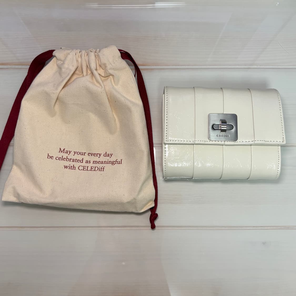 셀레디프 WAVY MICRO BAG / IVORY 상품이미지5