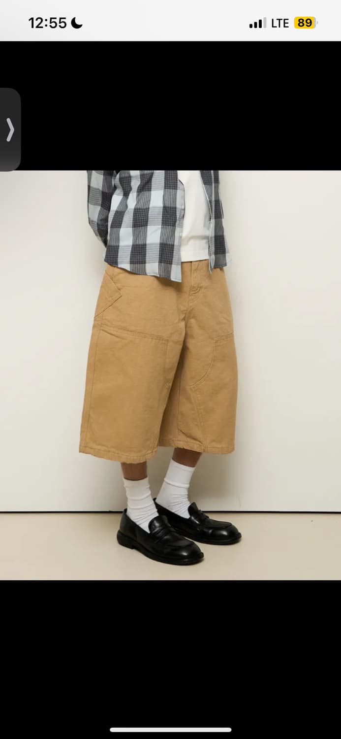 9999아카이브 더블니 버뮤다 팬츠 상품이미지1