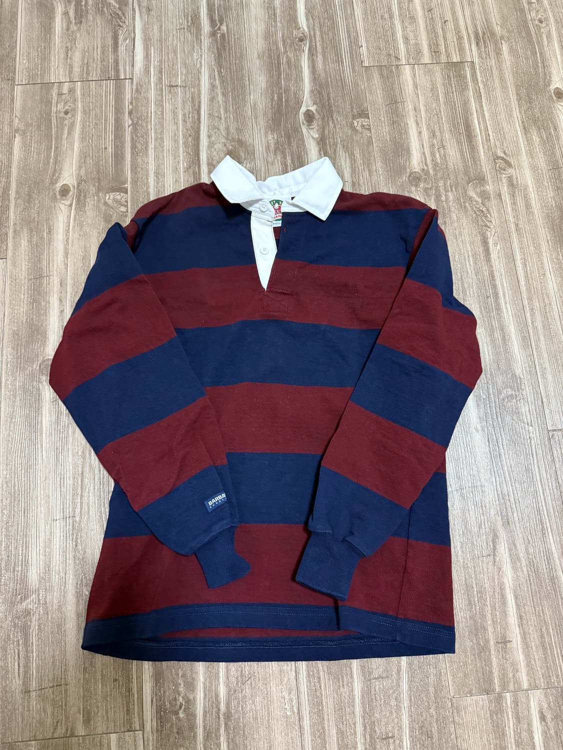 바바리안 럭비티 M 버건디 상품이미지1