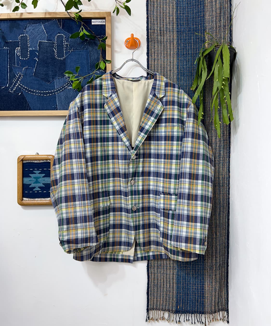McGREGOR Madras Check 3 Button Blazer 상품이미지1