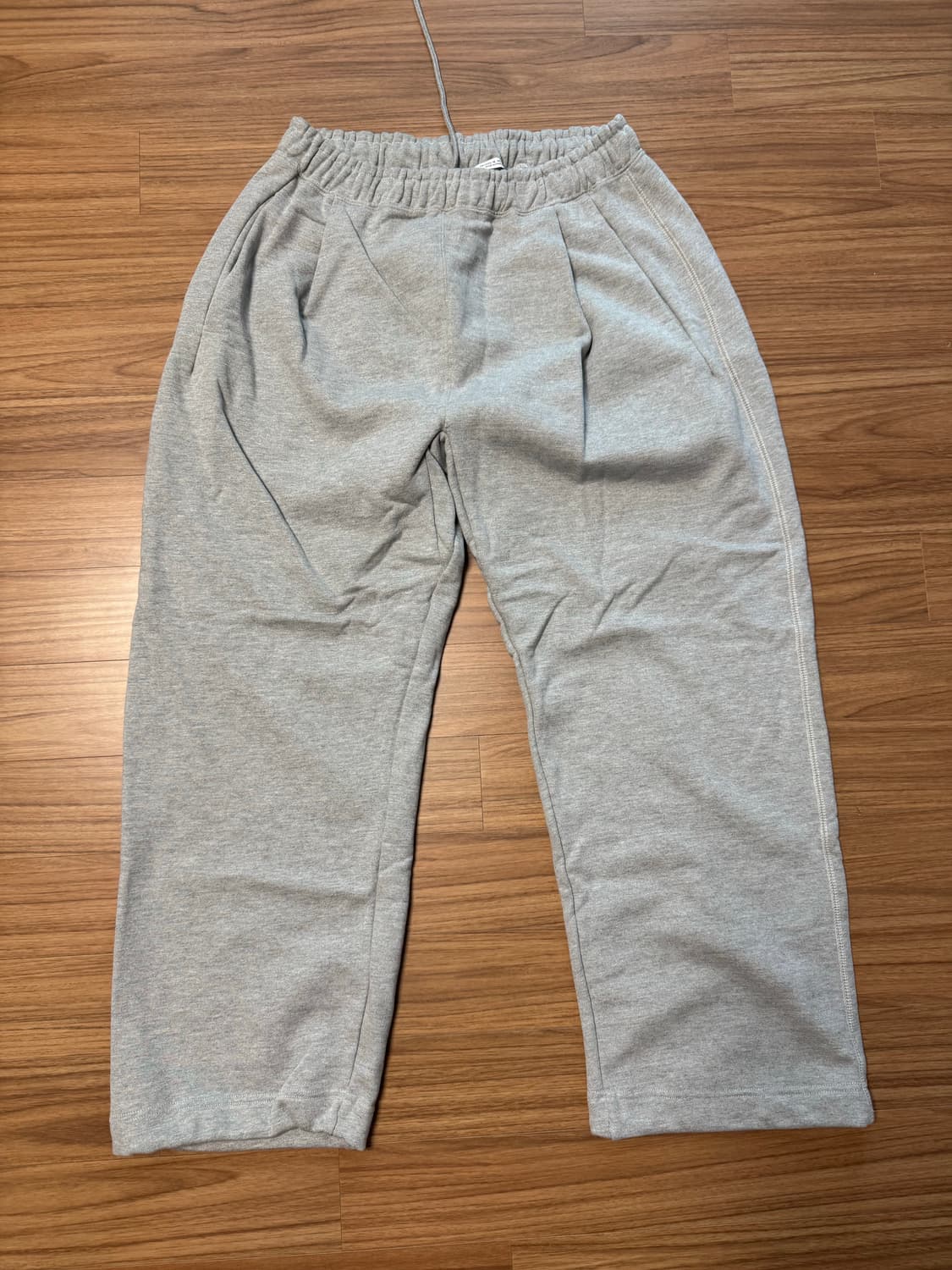 미착용 자라 zara 회색 츄리닝 팬츠 와이드핏 상품이미지1