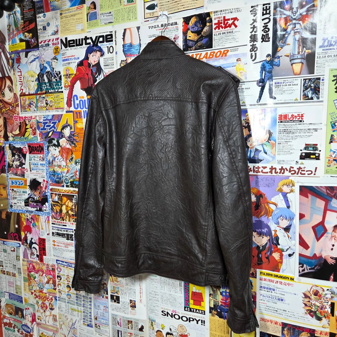 자라 맨즈 브라운 락시크 넥버클 가죽 라이더 자켓 상품이미지6