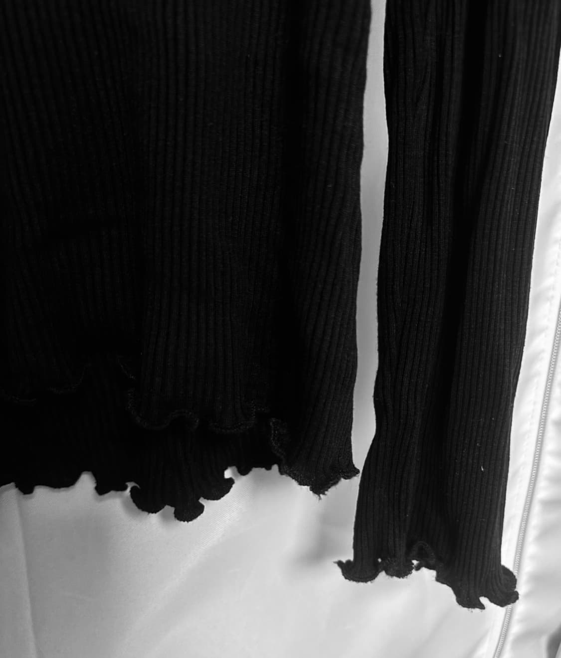 home of hai 하이 100% 실크 롱슬리브 탑 상품이미지1