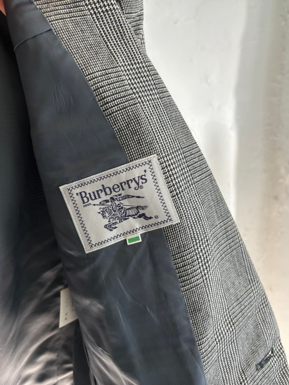 Burberry 버버리 그레이 컬러 체크 더블 블레이저 자켓 상품이미지6