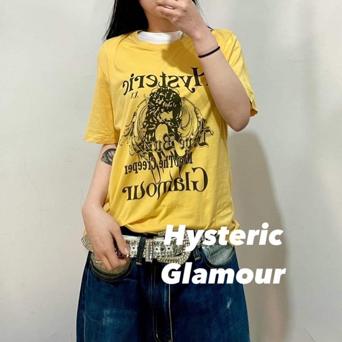 히스테릭글래머 프린팅 반팔티 상품이미지1