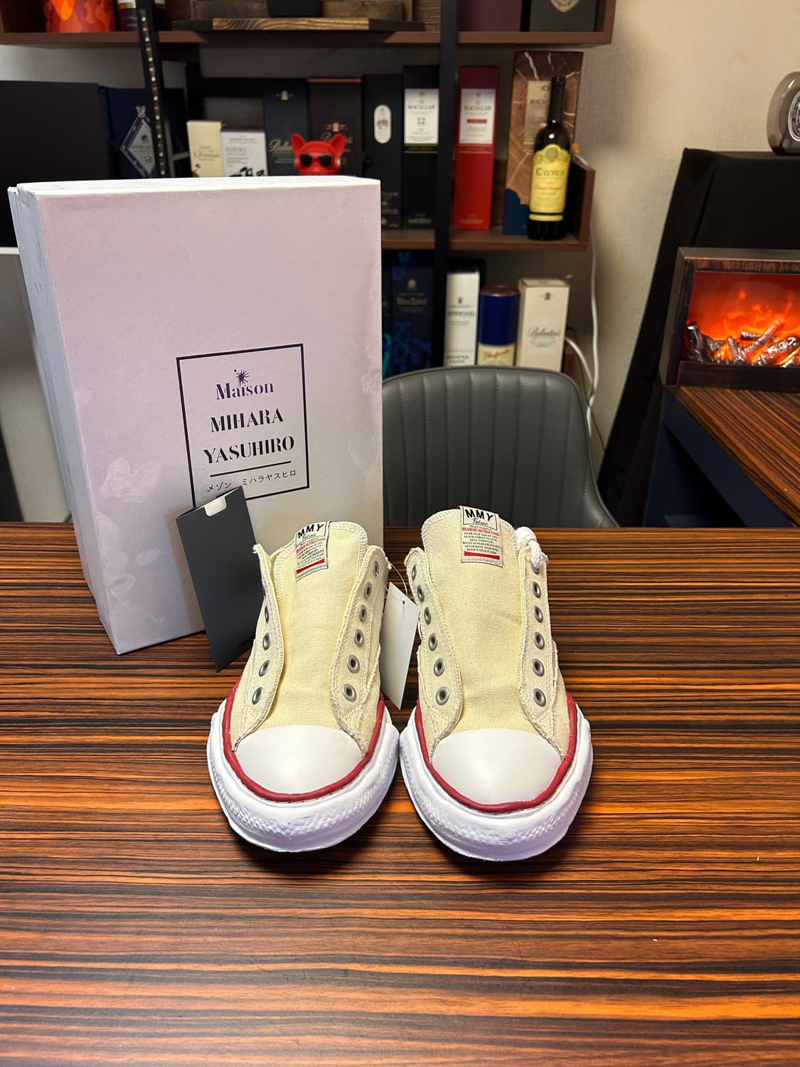 메종 미하라 야스히로 피터슨 OG 솔 캔버스 로우탑 EU 42 상품이미지2