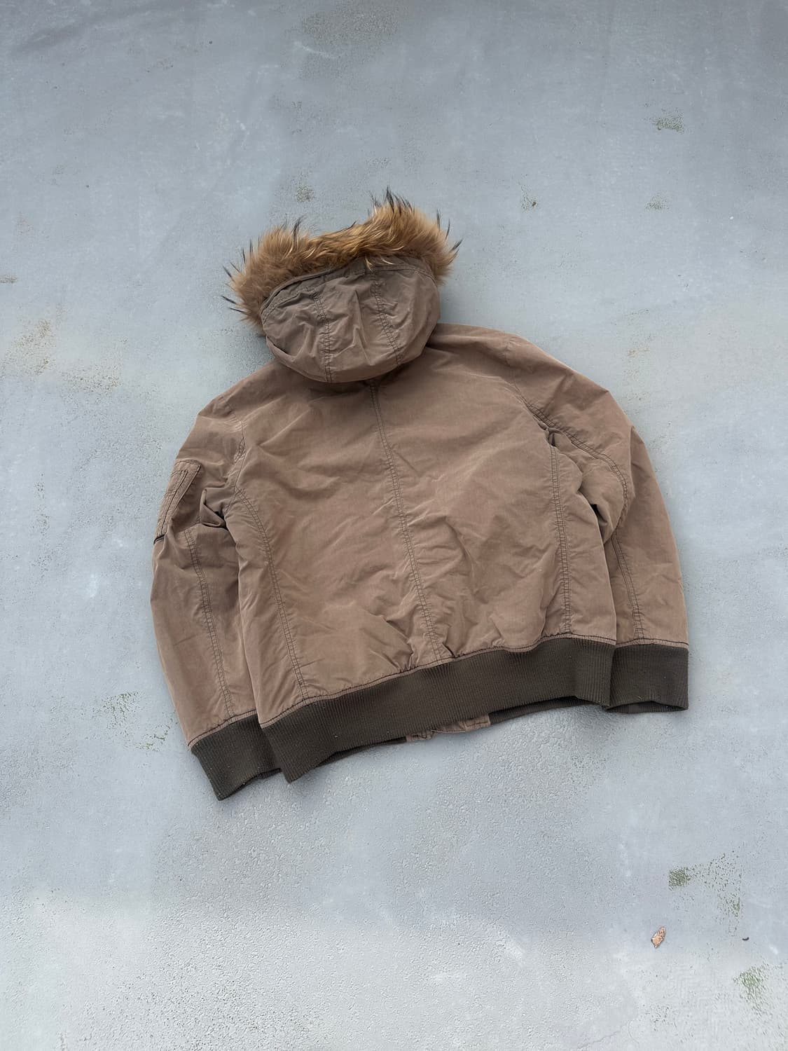 Japanese y2k Fur Jacket  /  N-2B 상품이미지5