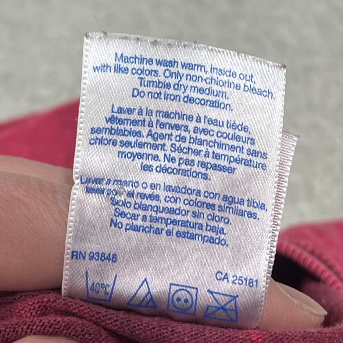 길단 패턴 반팔티셔츠 s10468 상품이미지7