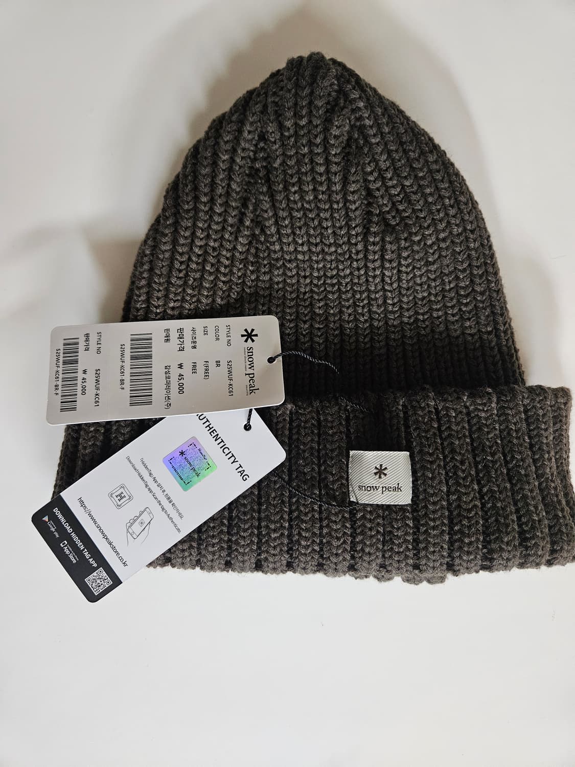 스노우피크 폴디드 비니 브라운 상품이미지7