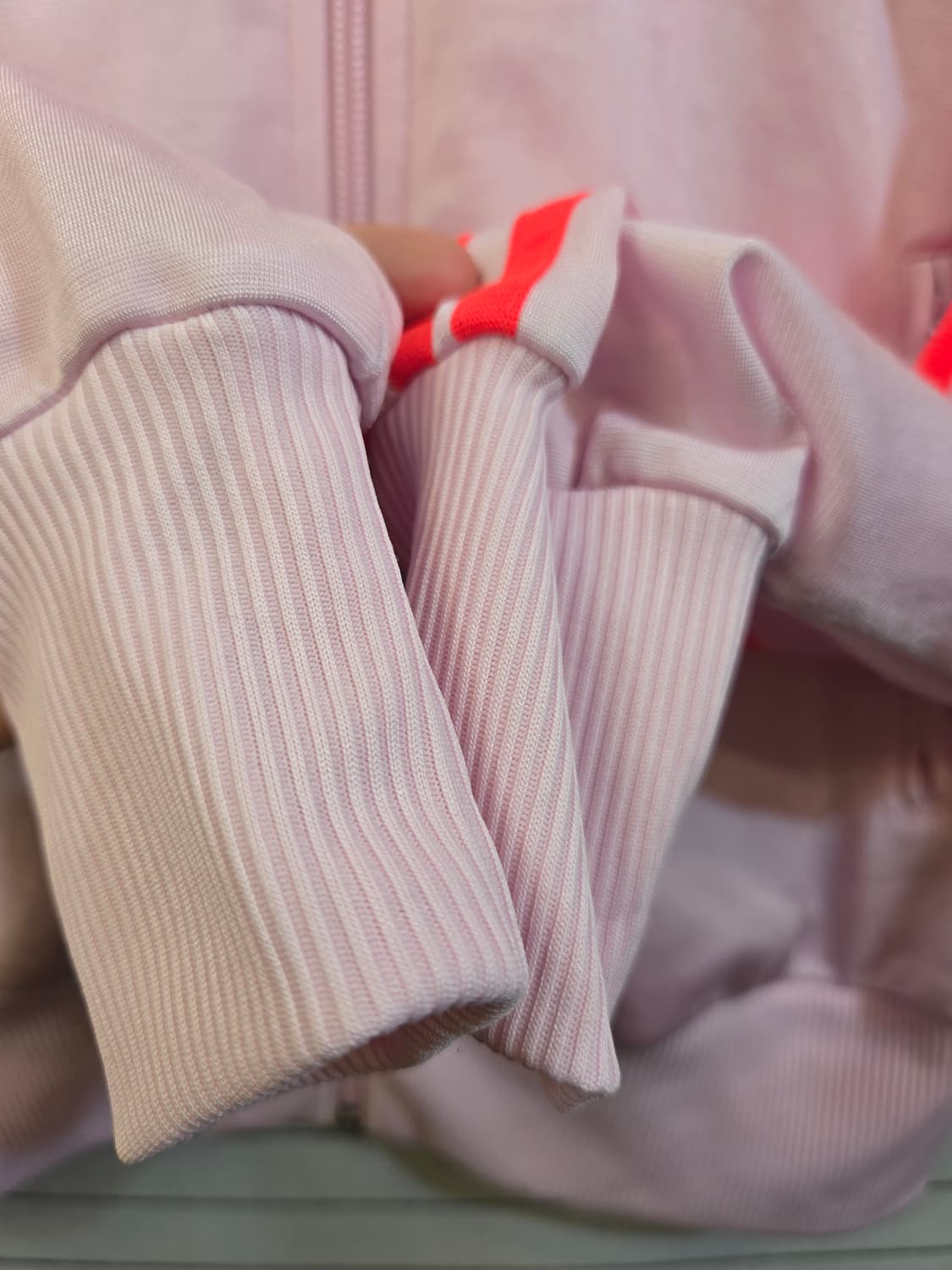 아디다스 핑크 야광오렌지  대대장 트랙자켓 상품이미지4