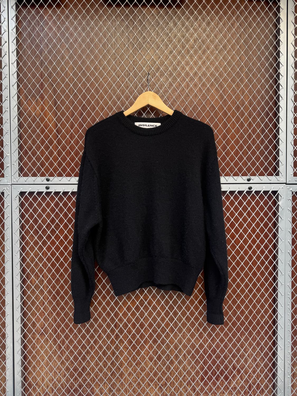 인사일런스 알파카 블랙 니트 스웨터 S 상품이미지1