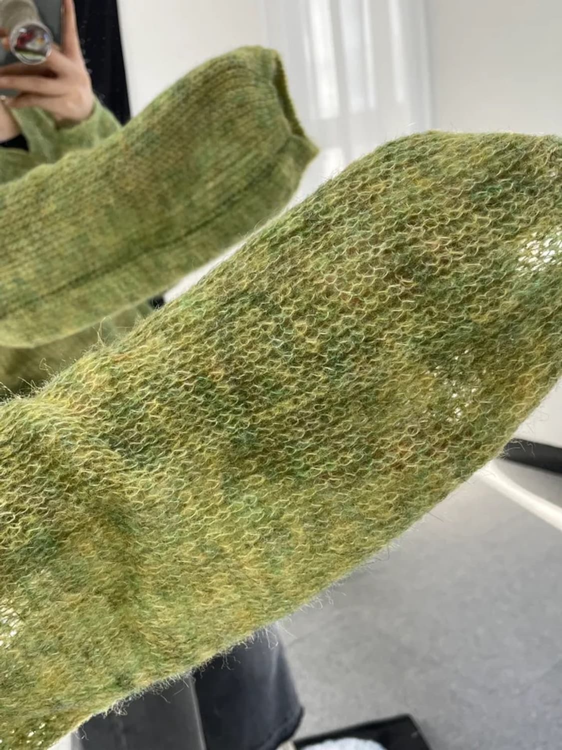 802 Cloud see-through knit 상품이미지3