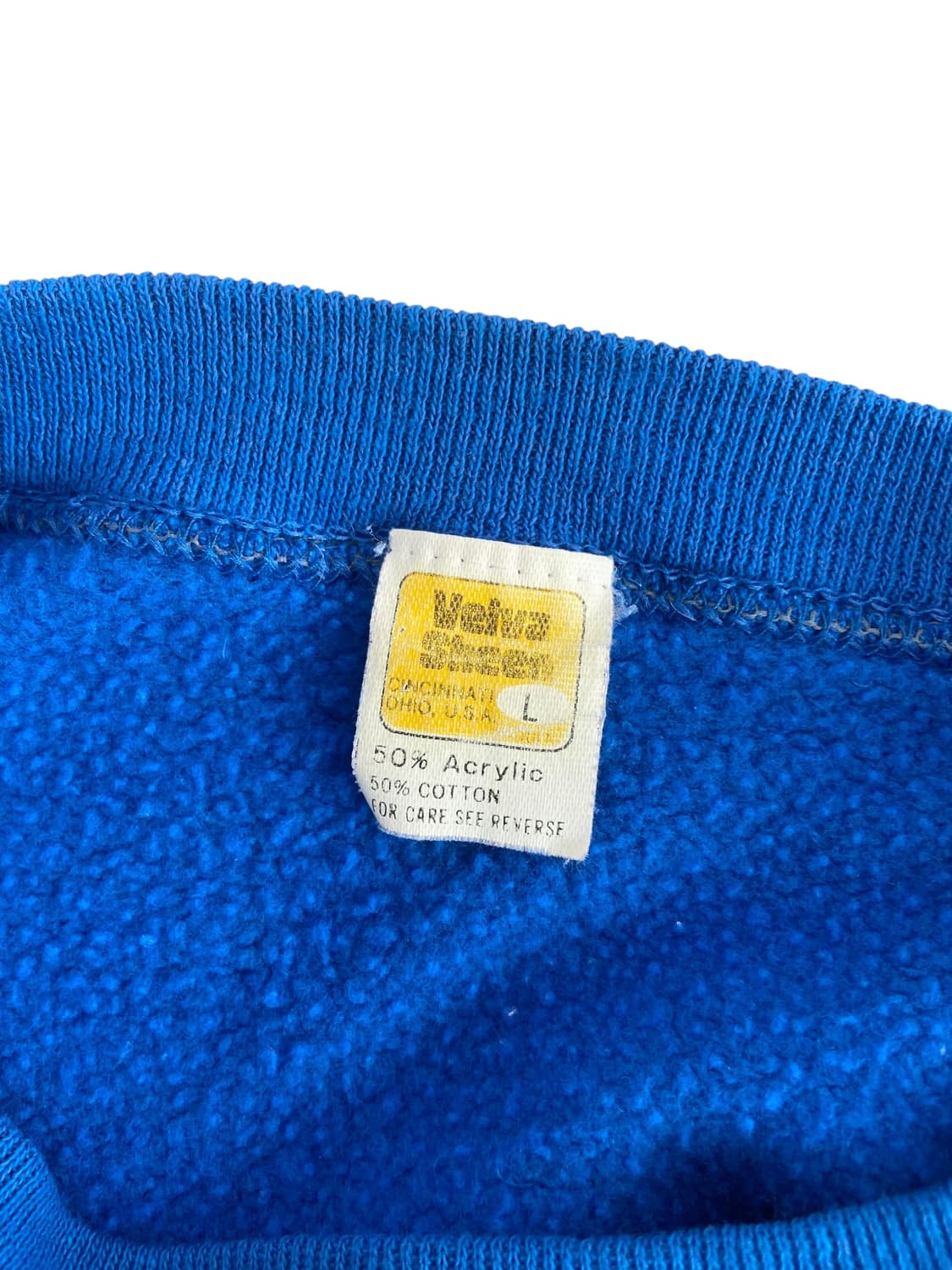 80's Velva Sheen 50/50 미키마우스 스웻셔츠 상품이미지8