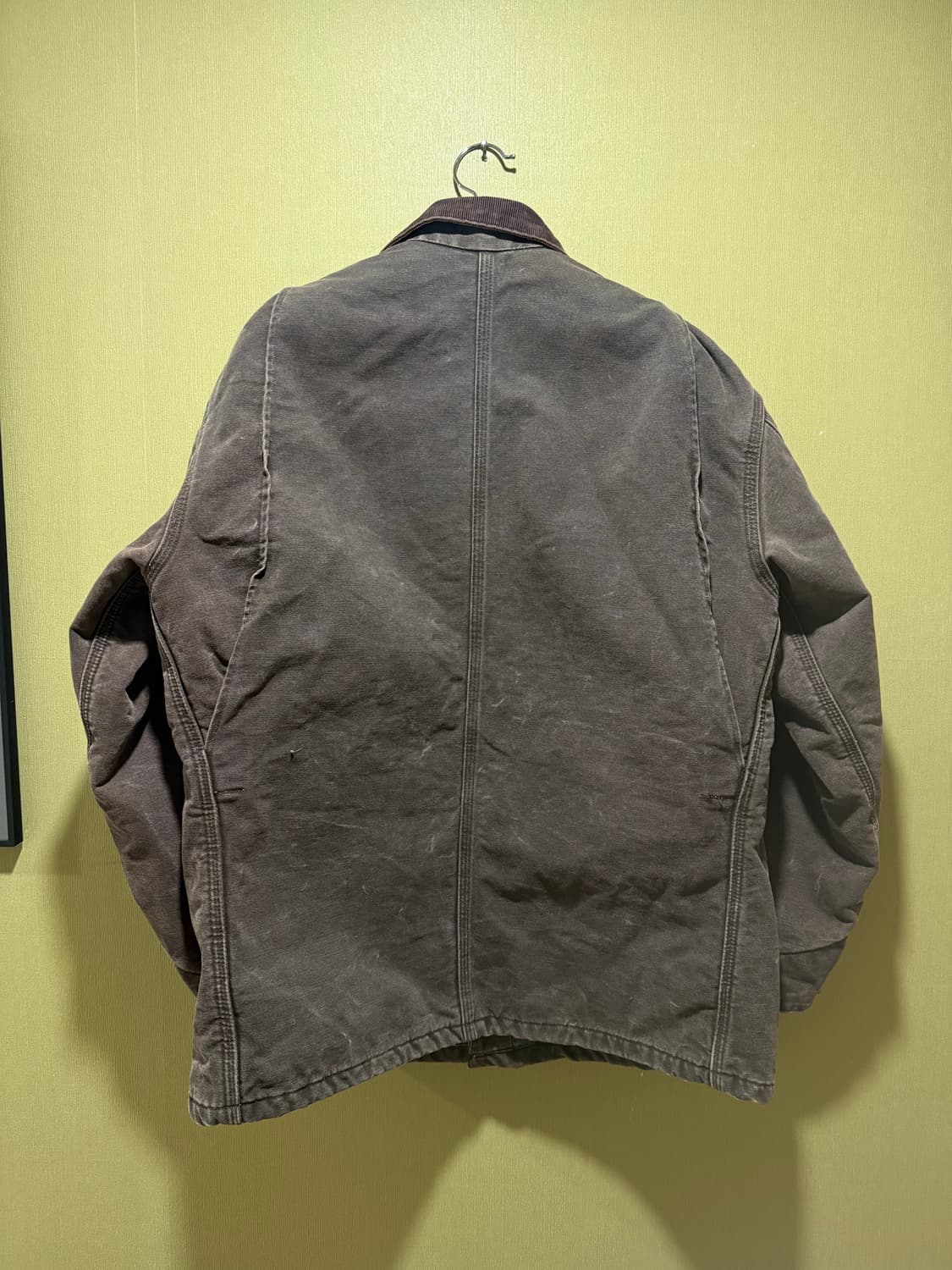 90s 빈티지 칼하트 초어 자켓 브라운 그레이 상품이미지3