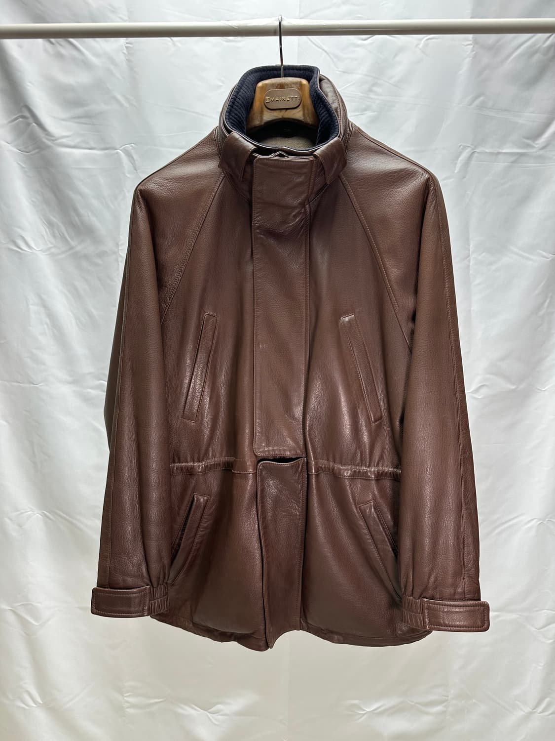 로로피아나 디어스킨 아이서 자켓 XL(110) 판매 상품이미지3