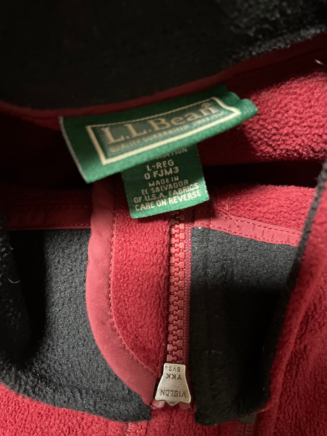 엘엘빈 후리스 집업 L 상품이미지6