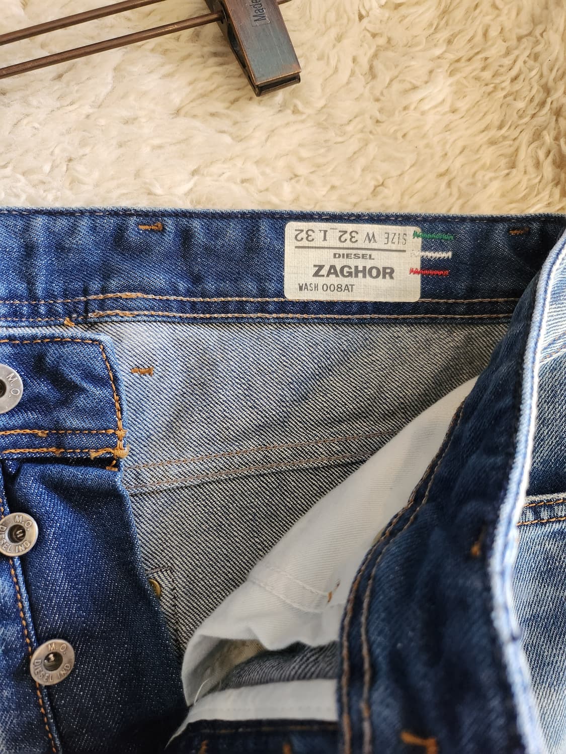 디젤 ZAGHOR 데님 스커트 상품이미지5