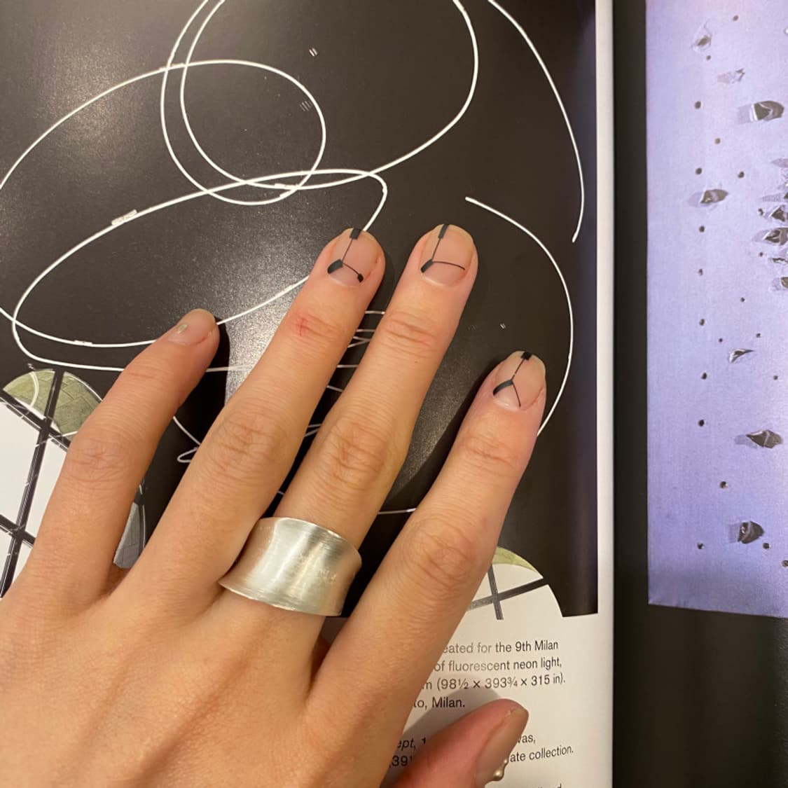 Matte storm 925silver ring🌪️ 상품이미지5