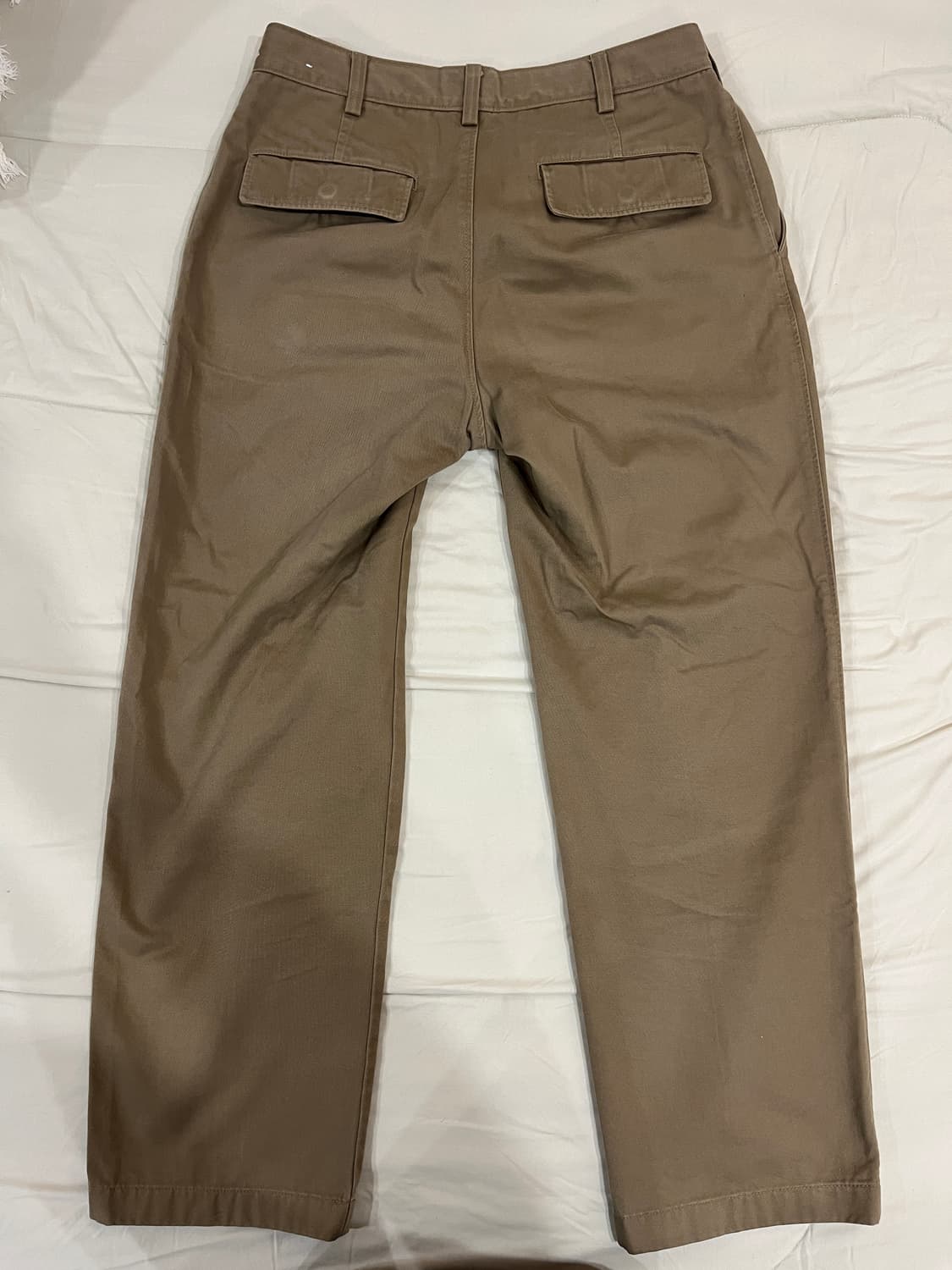 유니클로 U 르메르 턱테이퍼드 치노 팬츠 브라운/w29 상품이미지2