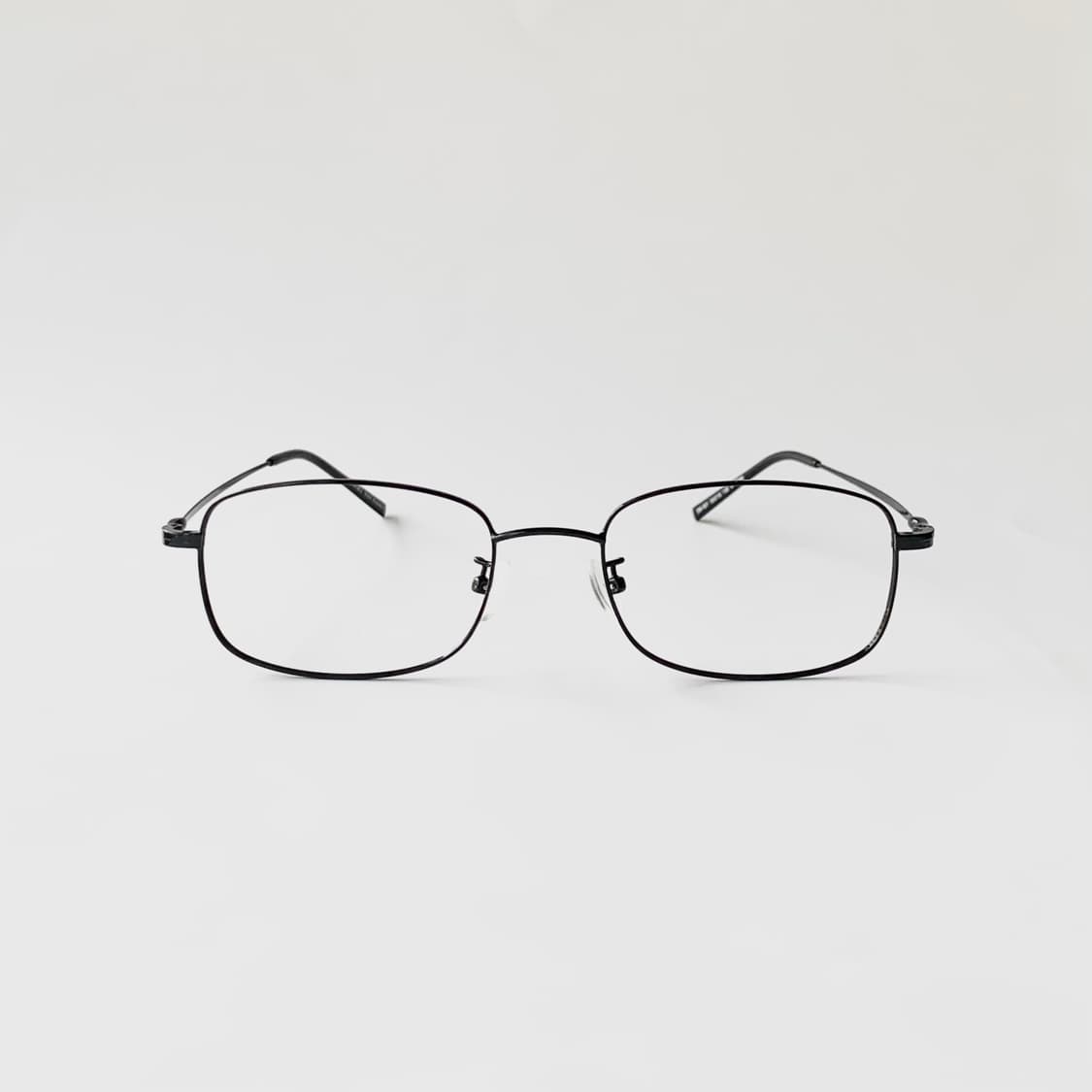 889 픽키안경 빅사이즈 블랙 남녀공용 베타티타늄 초경량 스퀘어 프 상품이미지2