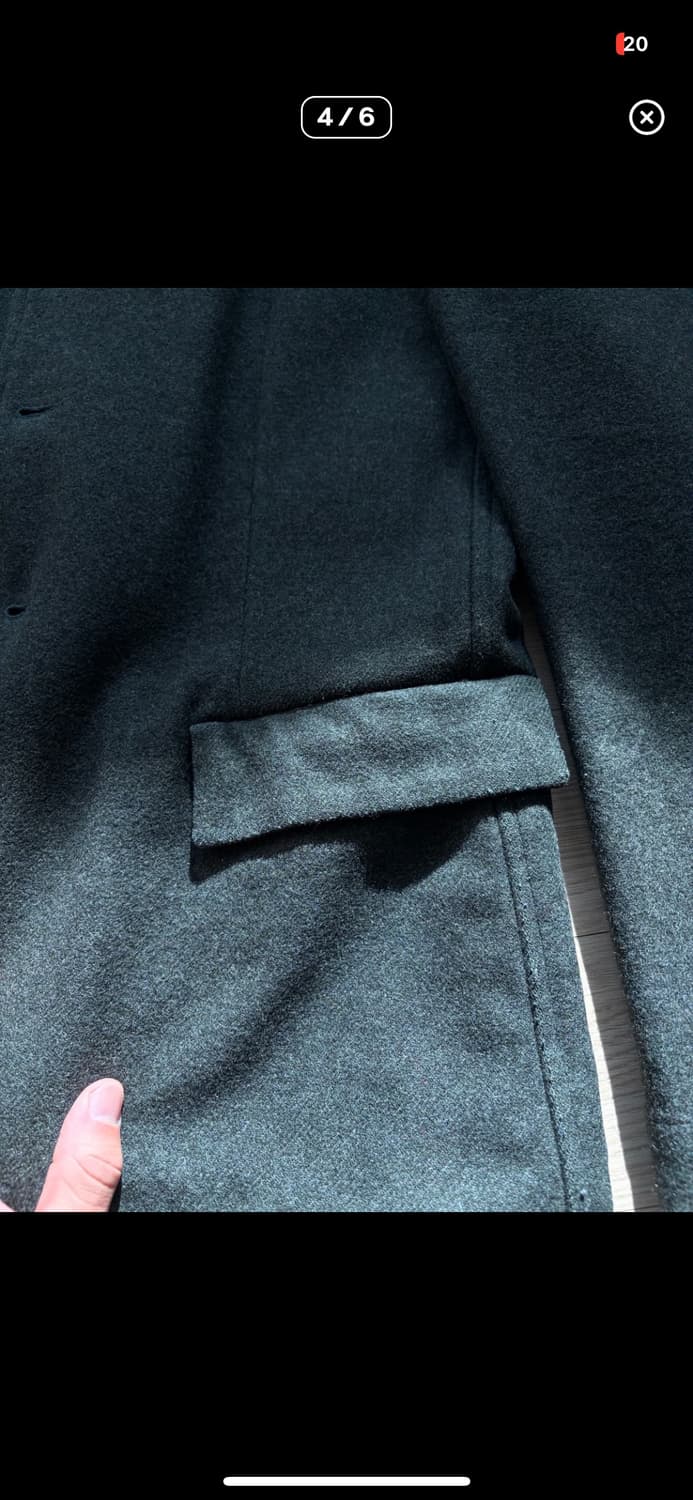 꼼데가르송 셔츠 울 싱글 중기장 카코트 (꼼데가르송옴므) 상품이미지4