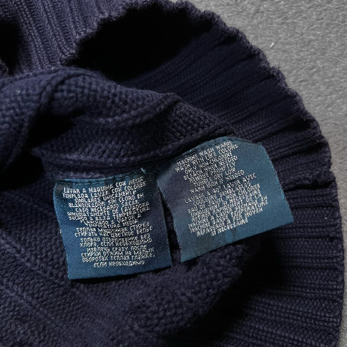 폴로 꽈배기 니트 조끼 상품이미지4