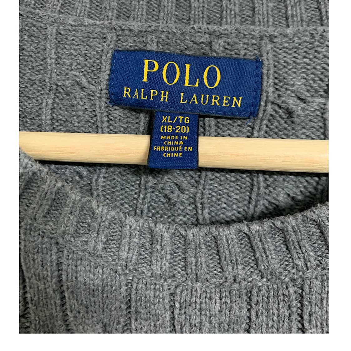 폴로 랄프로렌 코튼 케이블 니트 18-20 상품이미지2