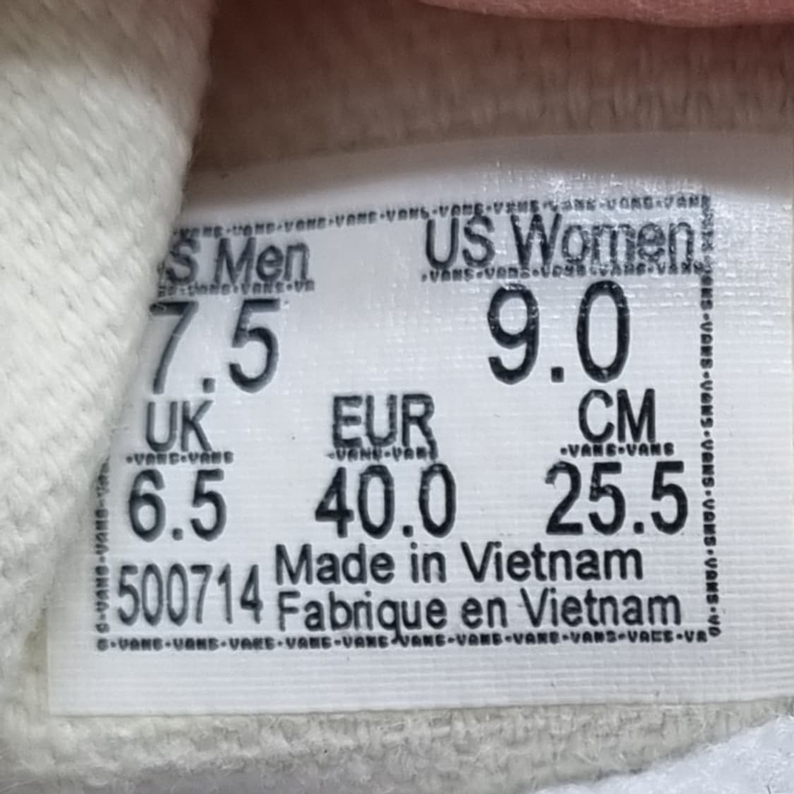 반스 스타일36 검솔 스니커즈255 상품이미지6