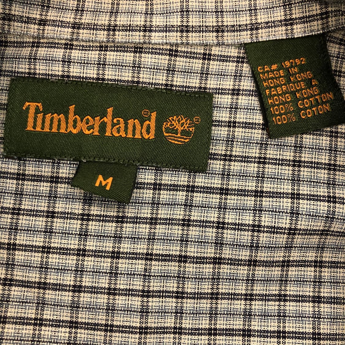 90s 팀버랜드 홍콩판 마이크로체크셔츠 105-110 상품이미지6