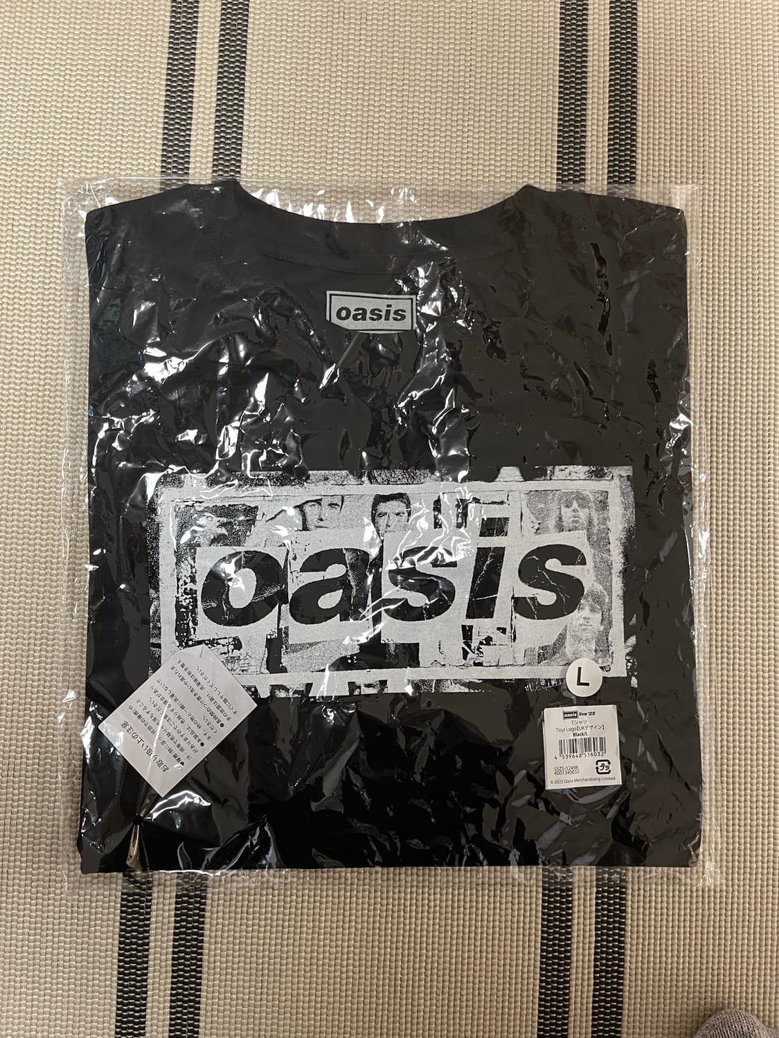 오아시스 투어 오피셜 공식 티셔츠 굿즈 상품이미지1