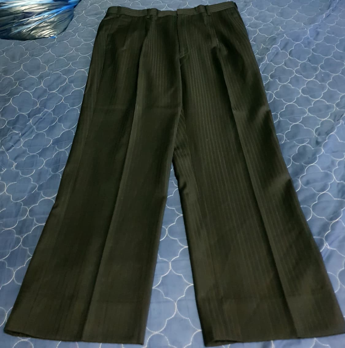 (00s 코오롱) 맨스타 피렌체 스트라이프 클래식 수트셋업 블랙 상품이미지6