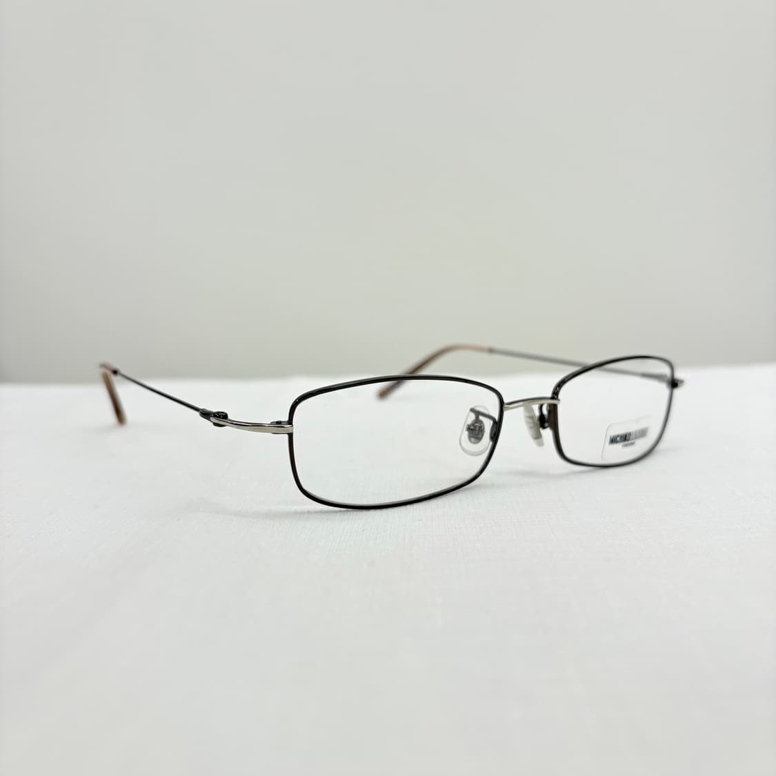 MICHIKO LONDON 미치코런던 브라운 사각 메탈테 상품이미지3