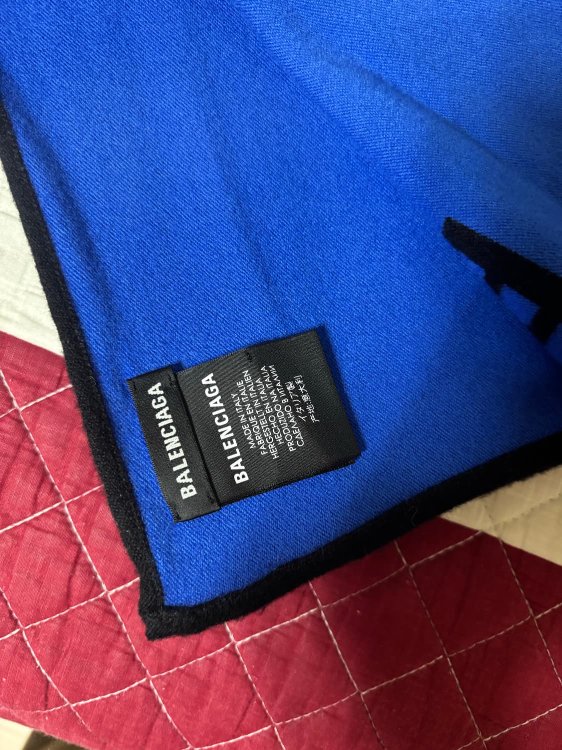 [OS]발렌시아가 울 스카프 머플러 담요 상품이미지5