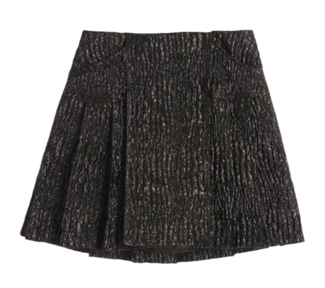 시몬로샤 타이 플리티드 킬트 블랙스커트 8 상품이미지1
