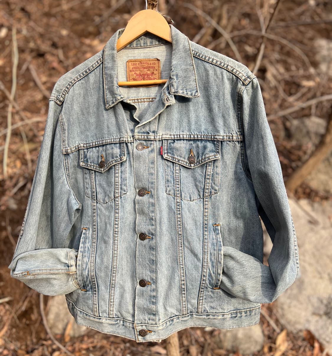 리바이스 데님 트러커 자켓 (연청 ) 상품이미지5